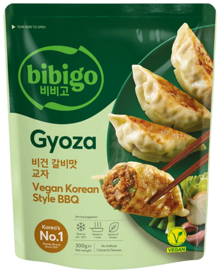 Bibigo gyoza dumpling vegan kbbq