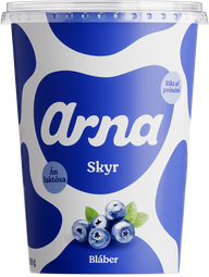 Arna skyr bláberja