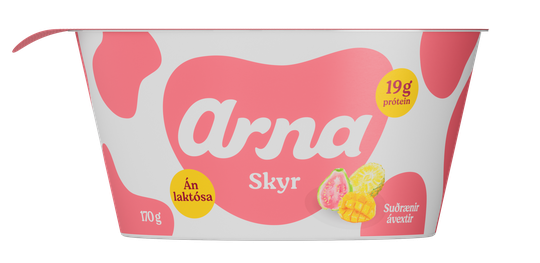 Arna skyr suðrænir ávextir