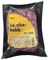 Ódýrt lambahakk vacuumpakkað