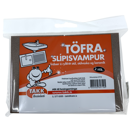 Takk töfra slípisvampur