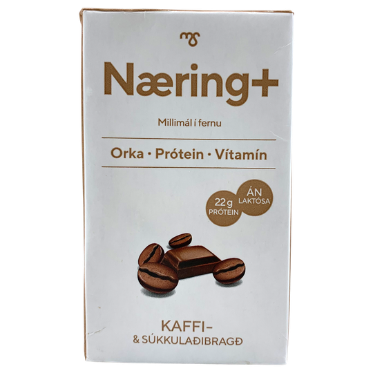 MS næring+ kaffi og súkkulaði