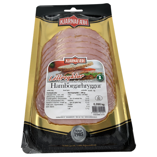 Kjarnafæði léttreyktur hamborgarhryggur