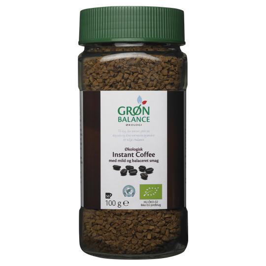 Grön Balance instant kaffi