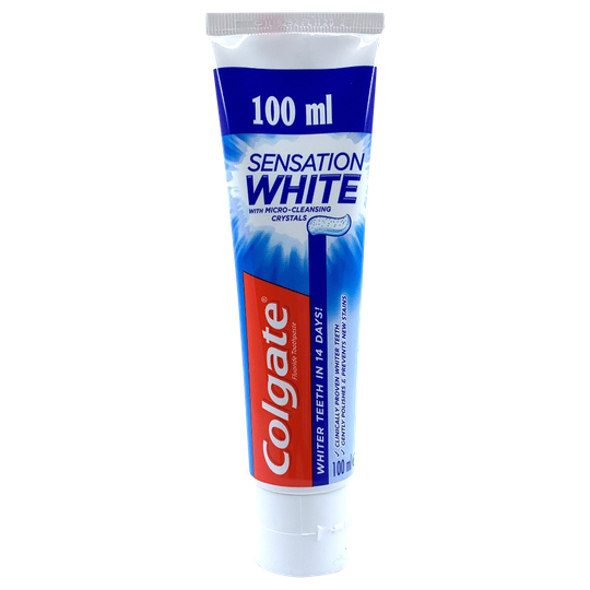 Colgate tannkrem sensation white