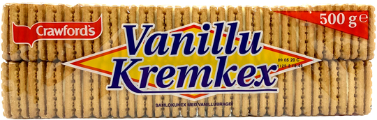 Crawford vanillukremkex