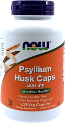 Now psyllium husk 500 mg