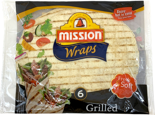 Mission tortilla vefjur grilled