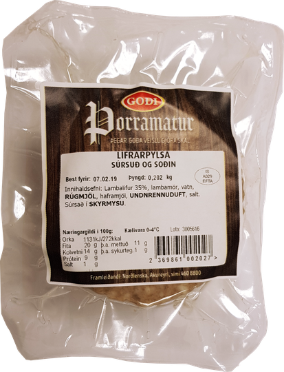 Goða lifrarpylsa súr