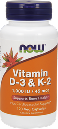 Now vítamín d3 og k2
