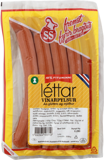 SS léttar vínarpylsur