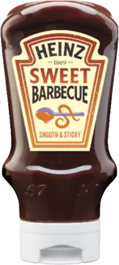 Heinz bbq sticky top down