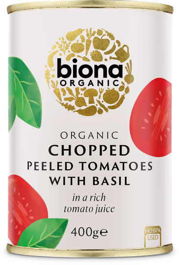 Biona tómatar með basil