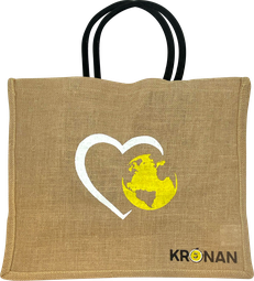 Krónu fjölnotapoki striga