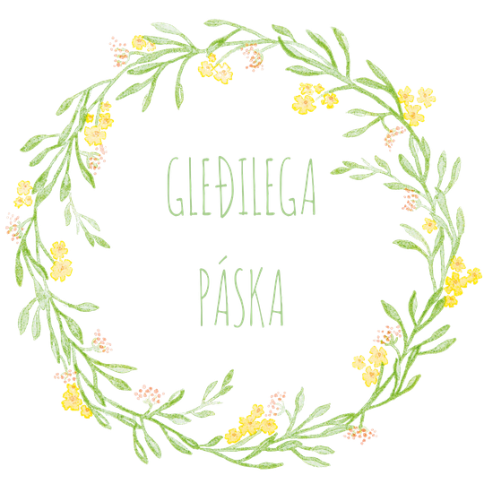Home Fashion Serv.gleðilega páska 33x33