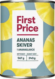 First Price ananas í sneiðum