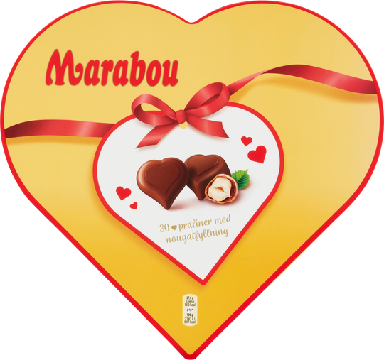Marabou hjörtu