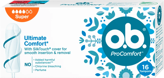 O.B. pro comfort tíðatappar super