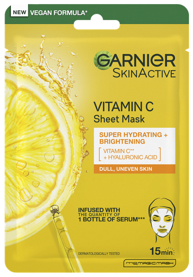 Garnier vitamin c tissue mask