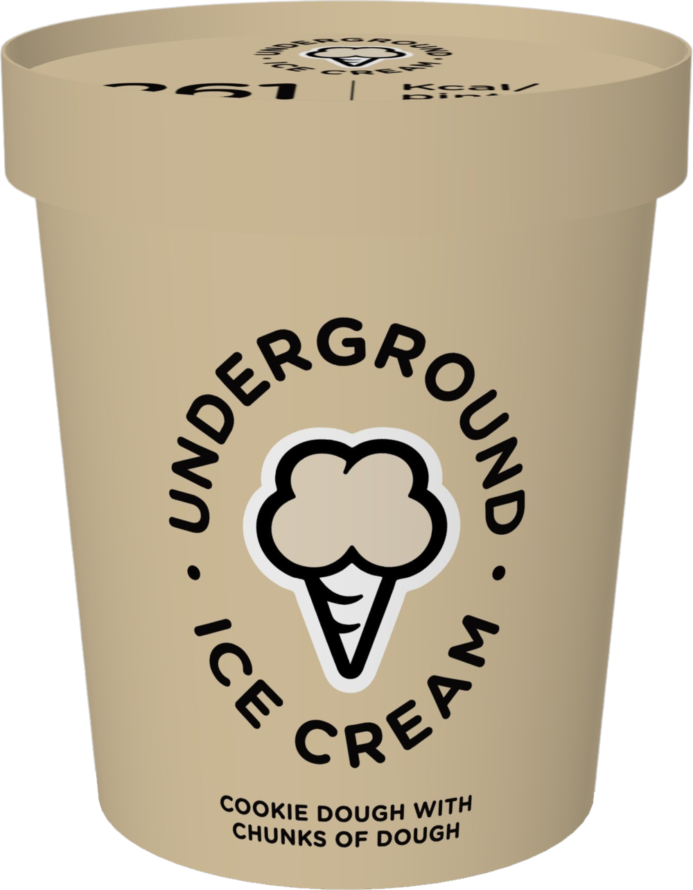 Underground Ice Cream Cookie dough ís Krónan