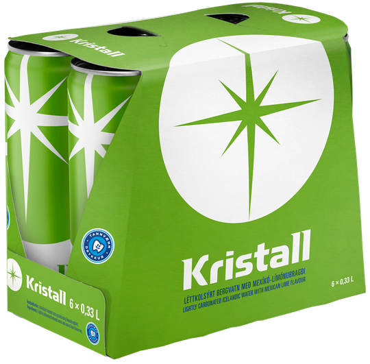 Kristall 6pk mexican lime