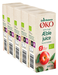 Grön Balance eplasafi 5 fernur