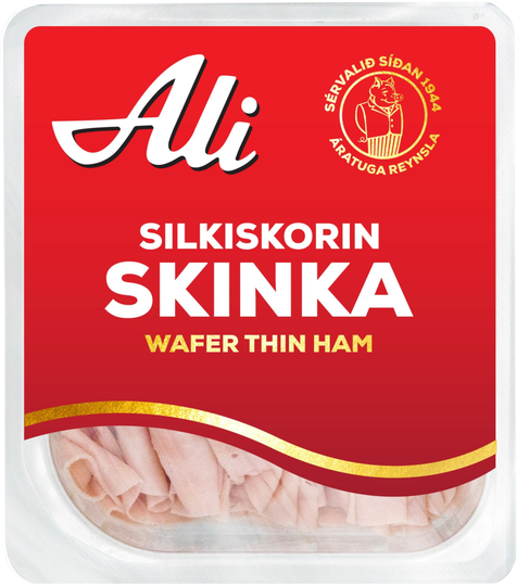 Ali silkiskorin skinka