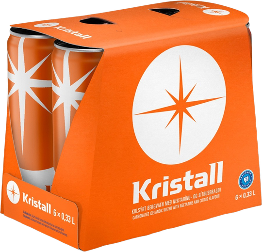 Kristall 6pk nektarínu og sítrónu