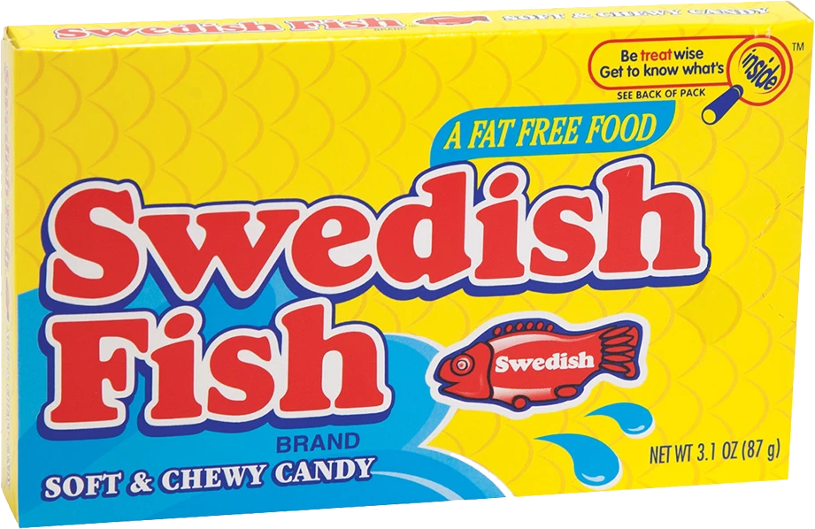 Sour patch swedish fish box Krónan