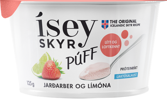 Ísey skyr púff jarðarber og límóna