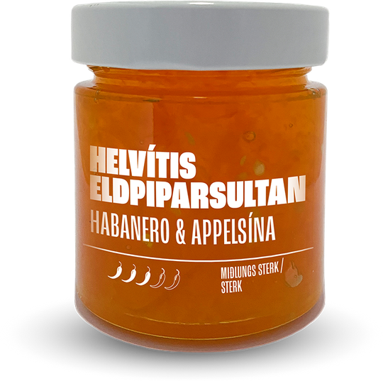 Helvítis eldpiparsultan habanero & appelsína