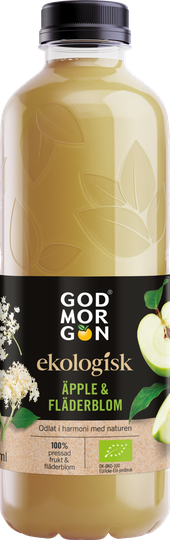 God Morgen epla og ylliblómasafi