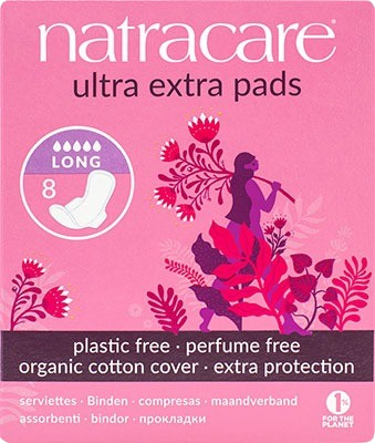 Natracare ultra extra pads long