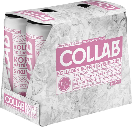 Collab 6pk jarðarberja&sítrónu
