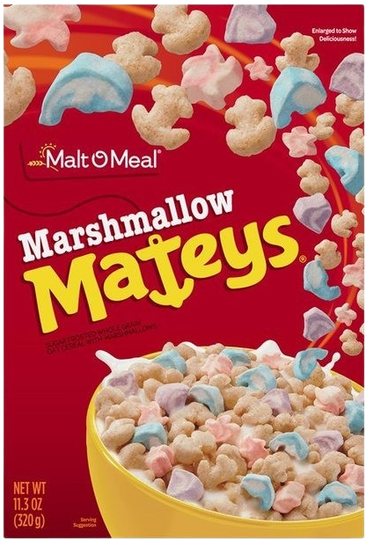 MaltOMeal marshmallow Mateys