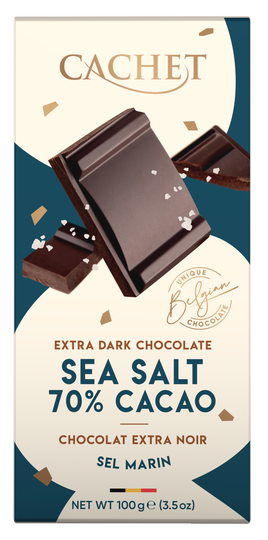 Cachet súkkulaði 70% sjávarsalt