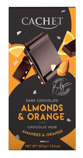 Cachet dökkt möndlu & appelsínu