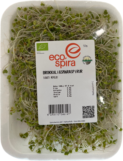 Eco brokkólíspírur