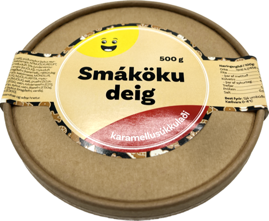 Krónu smákökudeig m/karamellu