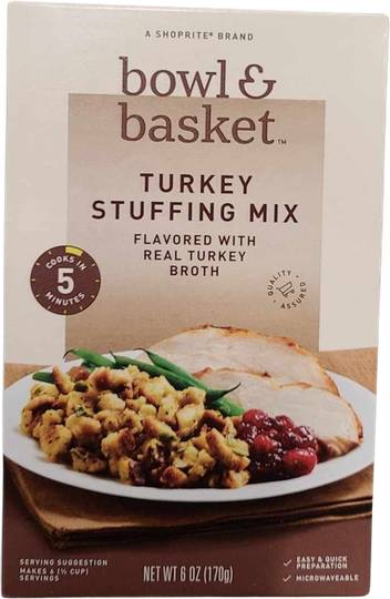 bowl & basket kalkúnafylling