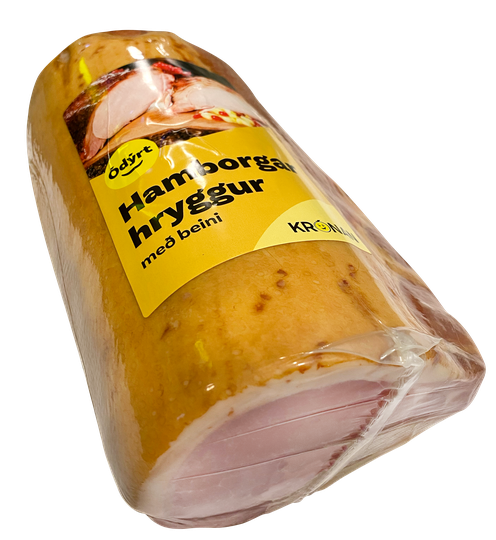 Ódýrt hamborgarhryggur með beini