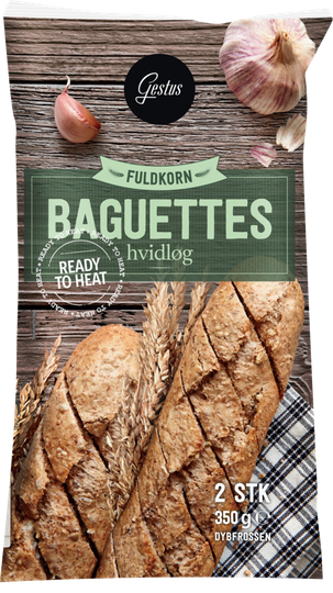 Gestus hvítlauksbrauð korna