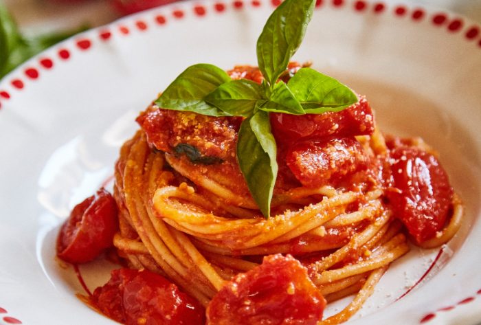 Spaghetti grossi með scarpariello